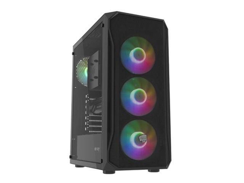 Natec Fury Shobo SH4F RGB - Gehäuse - Tower - Schwarz