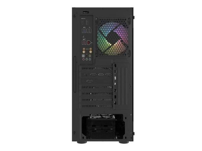 Natec Fury Shobo SH4F RGB - Gehäuse - Tower - Schwarz