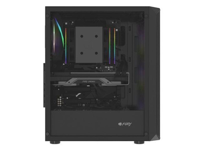 Natec Fury Shobo SH4F RGB - Gehäuse - Tower - Schwarz