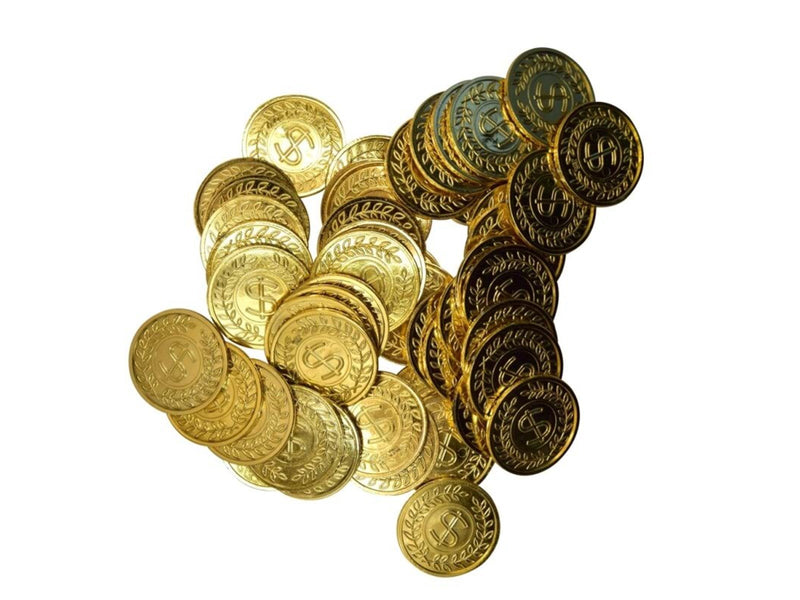 Pocket Money Golden Coins 50 pcs
