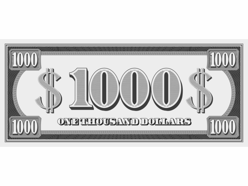 Pocket Money Paper Money 300 pcs