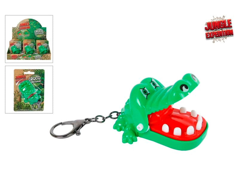 Pocket Money Croco Teeth Game Keychain CDU
