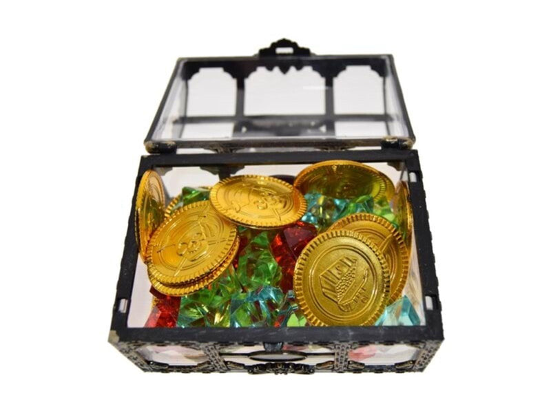 Pocket Money Treasure Chest With Gold & Diamonds