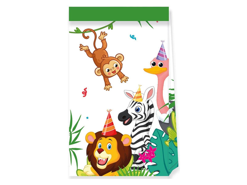 Globos Paper Party Bags FSC Jungle Balloons 4 pcs.