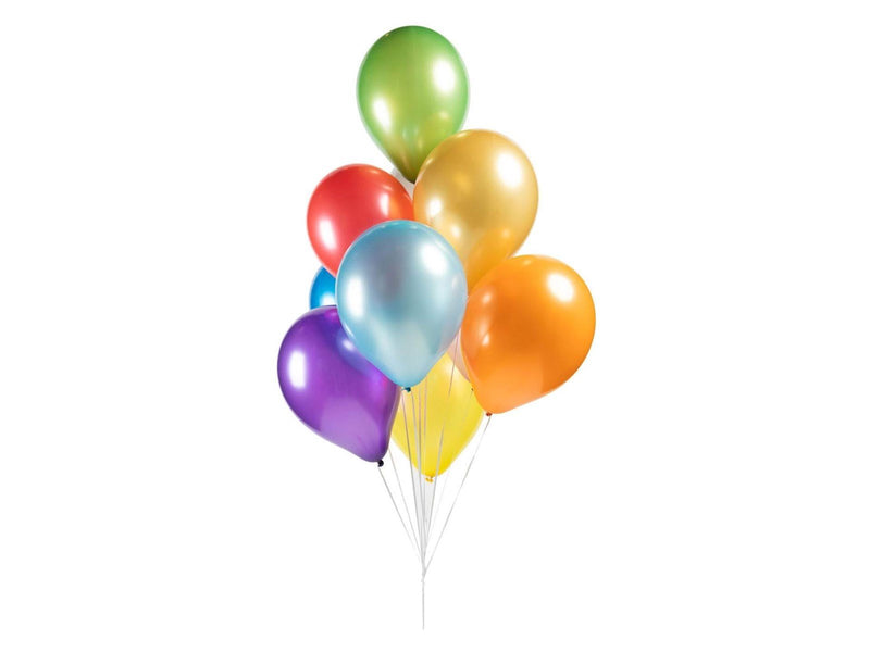 Globos Balloons Metallic Pearl Mix Colors 30cm 100pcs.