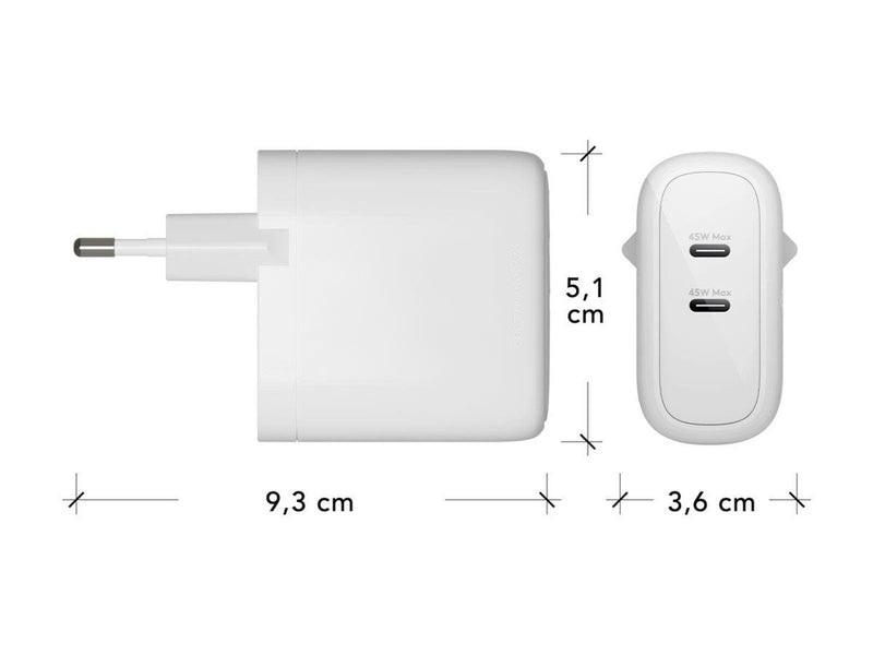 dbramante1928 re-charge power adapter - 24 pin USB-C - 45 Watt