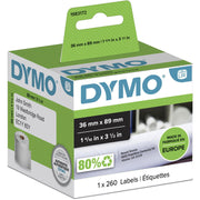 DYMO® Original Etikett für LabelWriter™, Adressen - weiss - permanent haftend, 1 x 260 Etiketten