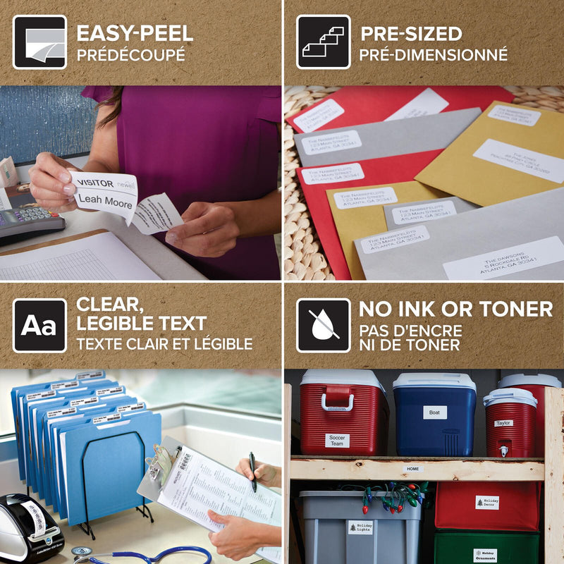 DYMO® Original Etikett für LabelWriter™, Adressen - weiss - permanent haftend, 1 x 260 Etiketten