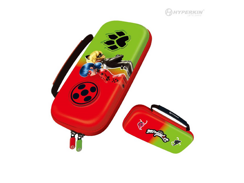 Hyperkin Official Miraculous Hard Carrying Case (Bug & Cat) - Miscellaneous Bag - Nintendo Switch