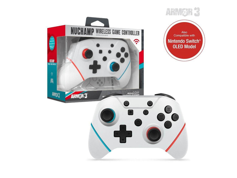 Hyperkin NuChamp - White - Wireless Controller - Nintendo Switch