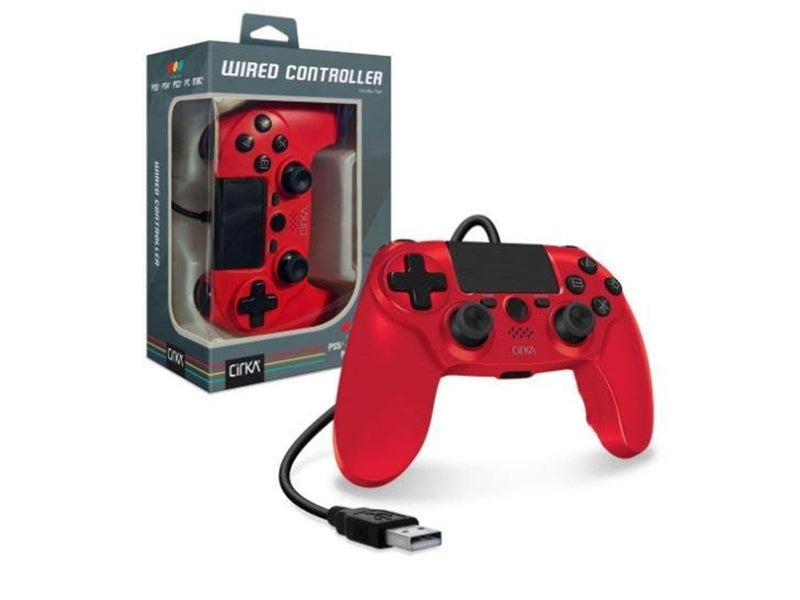 Hyperkin NuForce - Red - Wired Controller - Sony PlayStation 4