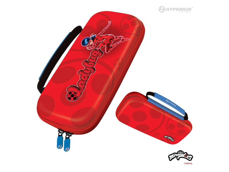 Hyperkin Official Miraculous EVA Hard Shell Carrying Case - Miscellaneous Bag - Nintendo Switch