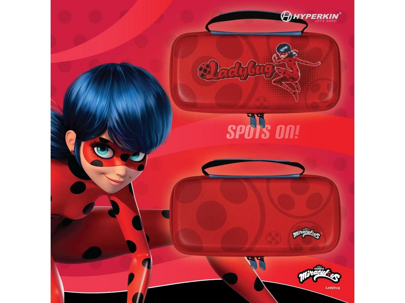Hyperkin Official Miraculous EVA Hard Shell Carrying Case - Miscellaneous Bag - Nintendo Switch
