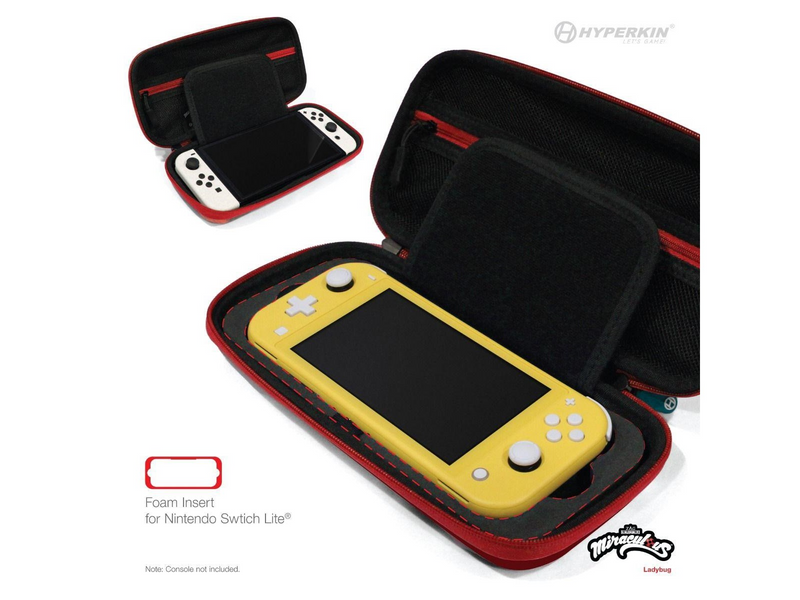 Hyperkin Official Miraculous EVA Hard Shell Carrying Case - Miscellaneous Bag - Nintendo Switch