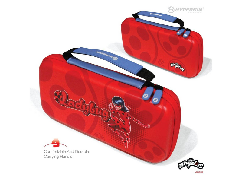 Hyperkin Official Miraculous EVA Hard Shell Carrying Case - Miscellaneous Bag - Nintendo Switch