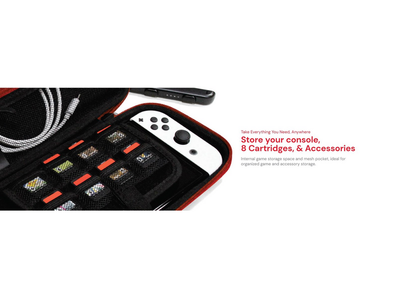 Hyperkin Official Miraculous EVA Hard Shell Carrying Case - Miscellaneous Bag - Nintendo Switch