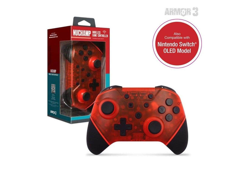 Hyperkin NuChamp - Red LED - Wireless Controller - Nintendo Switch