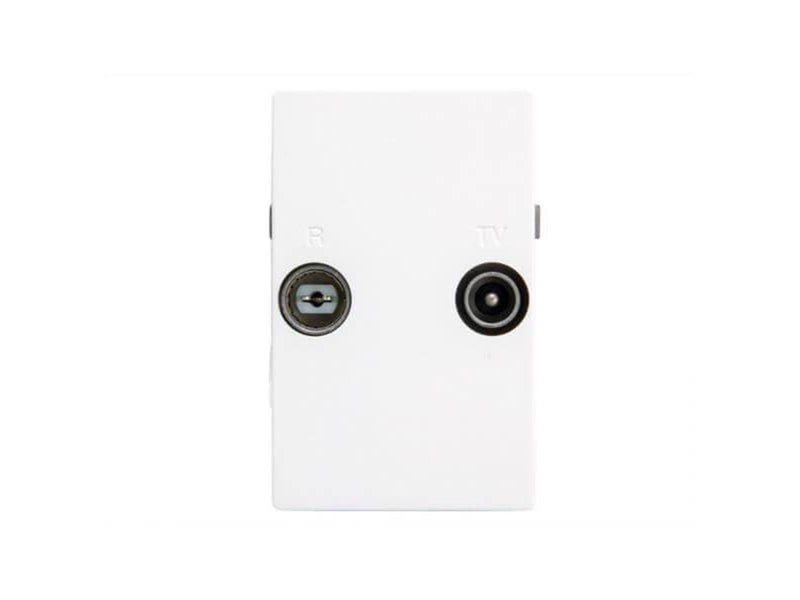 Triax Wall Outlet FM/TV TD 263E White