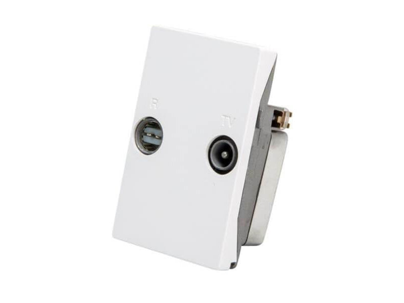 Triax Wall Outlet FM/TV TD 263E White