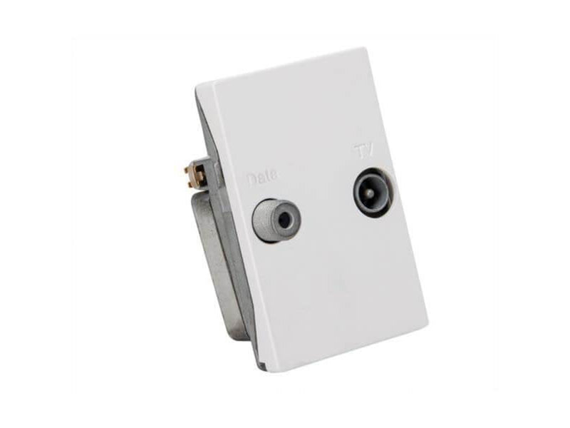 Triax Wall Outlet 2-way TD 241E White