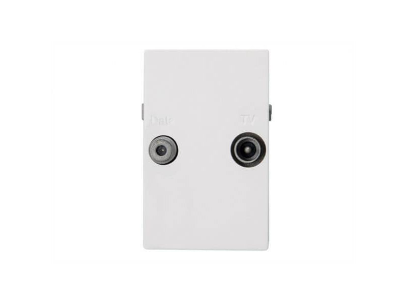 Triax Wall Outlet 2-way TD 241E White