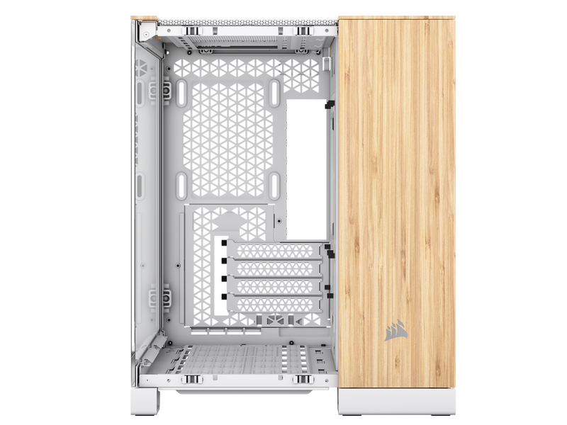 Corsair 2500X - White/Bamboo - Gehäuse - Miditower