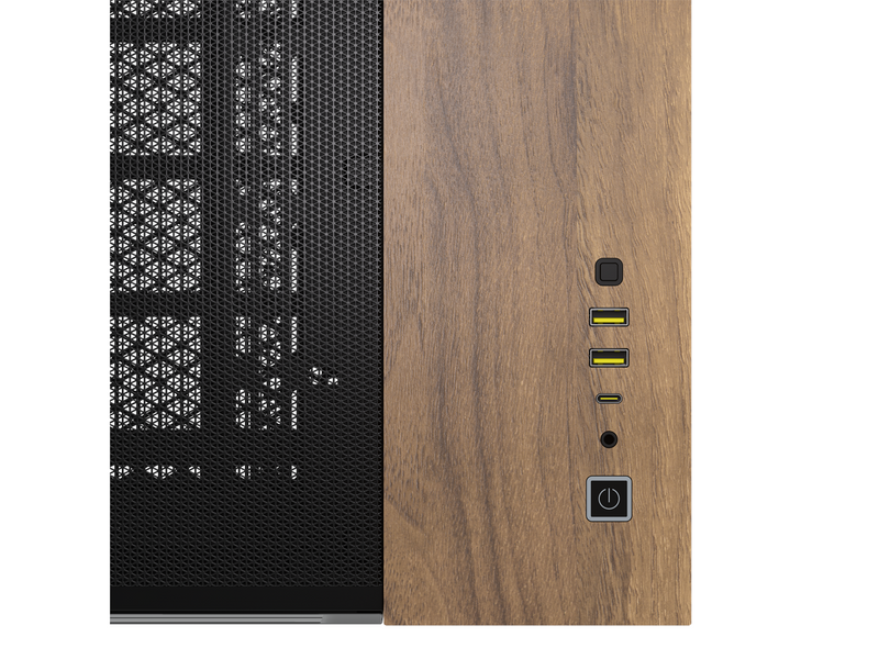 Corsair 2500x - Black/Walnut - Gehäuse - Miditower