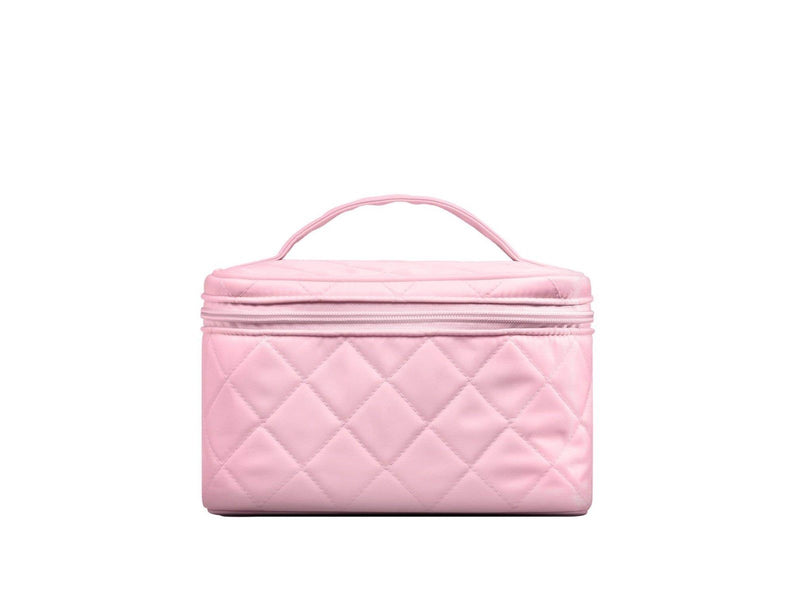 Gillian Jones - Beauty Box in quilted nylon Pink