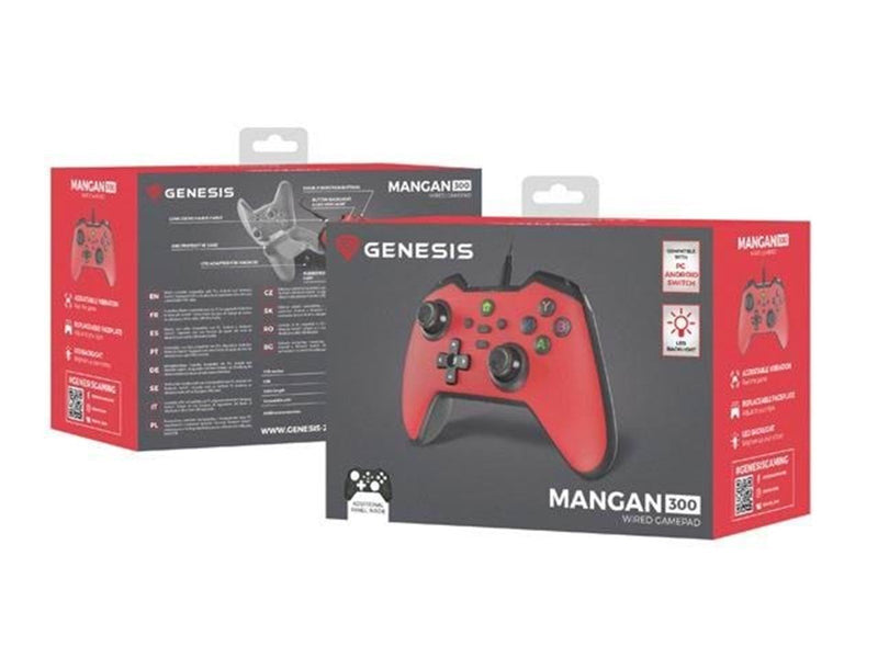Genesis Mangan 300 - gamepad - wired - Wired Controller - Android
