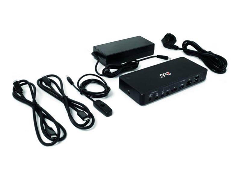 Club 3D CSV-1585 - docking station - USB-C x 2 - HDMI DP - 1GbE