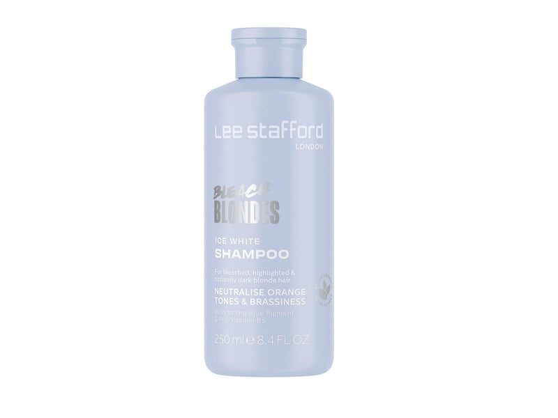 Lee Stafford Bleach Blondes Ice White Toning Shampoo 250 ml