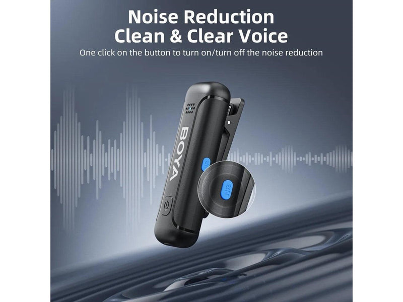BOYA Wireless 2.4GHz Microphone x2 BY-WM3T-M2 3.5mm TRS