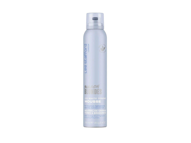 Lee Stafford Bleach Blondes Ice White Toning Mousse 200 ml