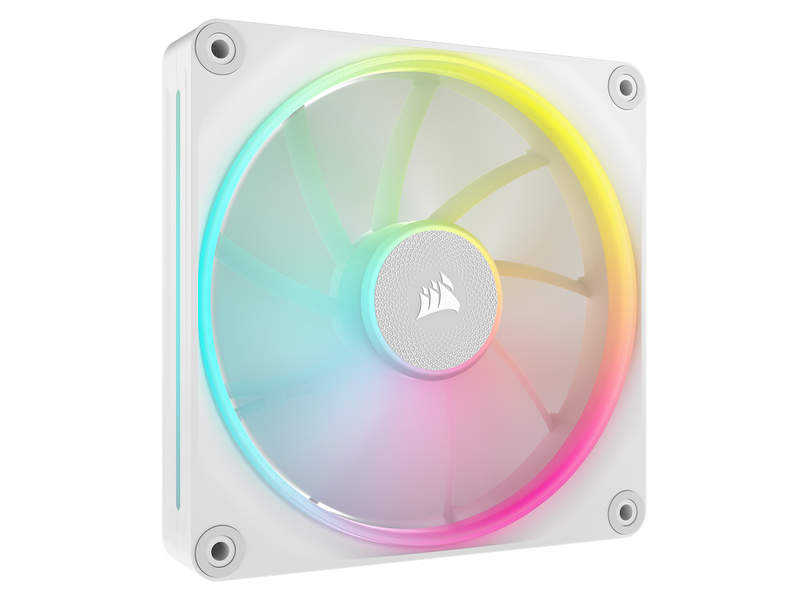 Corsair iCUE LINK LX140 2-pack - Gehäuselüfter - 140mm - Weiß - 36 dBA