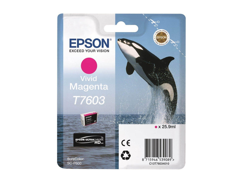 Epson T7603 - vivid magenta - original - ink cartridge - Tintenpatrone Lebendes Rot
