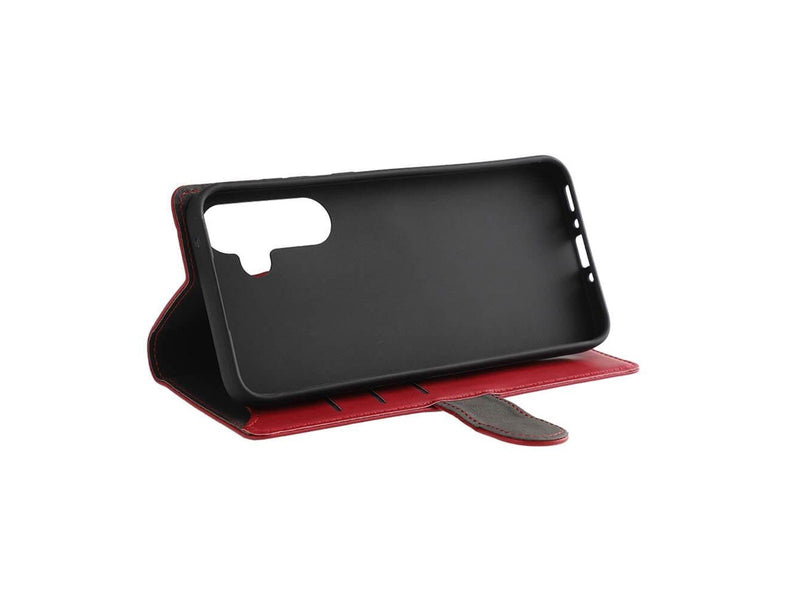 GEAR Wallet Case 3 Card Slots Red - Samsung A35 5G