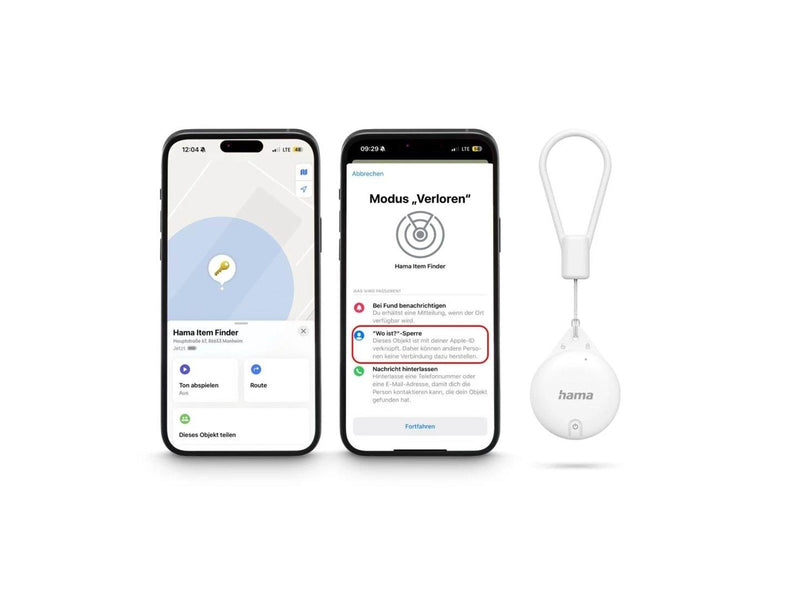 Hama Item finder for Apple "Find My" App Bluetooth 1 pcs White