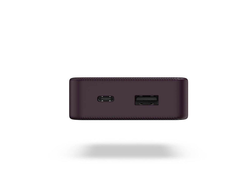 Hama Powerbank Colour 10 10000mAh USB-C+USB-A Plum Powerbank (Akku) - 10000 mAh