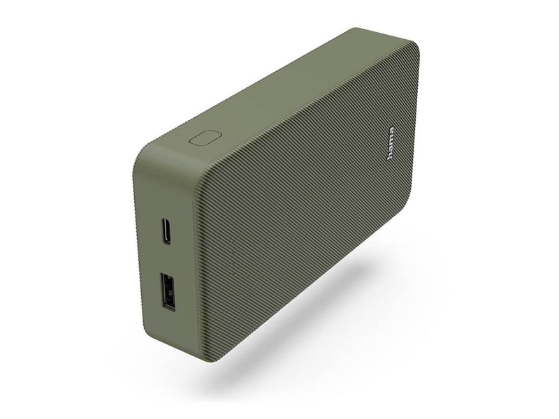 Hama Powerbank Colour 20 20000mAh USB-C+USB-A Green Powerbank (Akku) - Grün - 20000 mAh