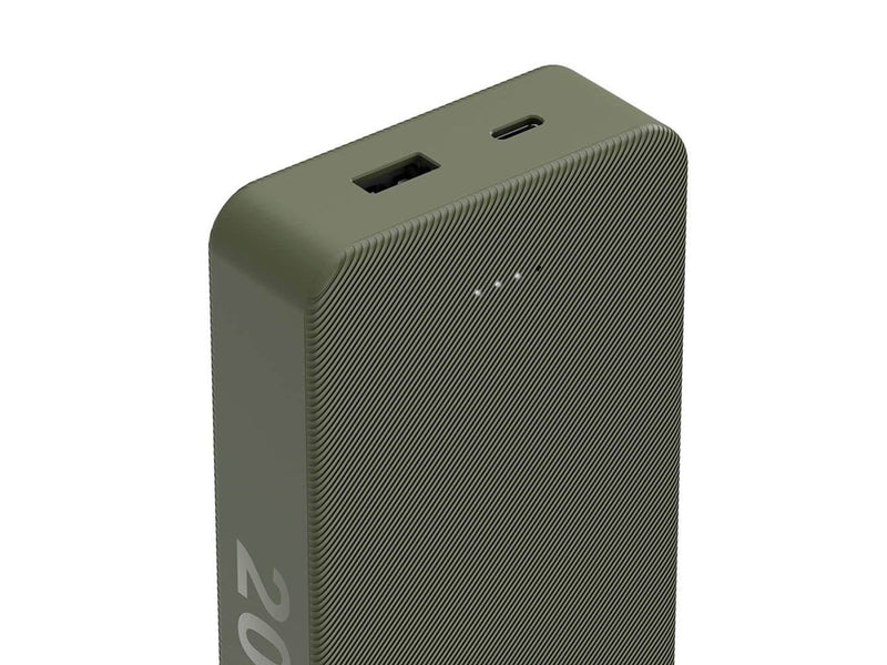 Hama Powerbank Colour 20 20000mAh USB-C+USB-A Green Powerbank (Akku) - Grün - 20000 mAh