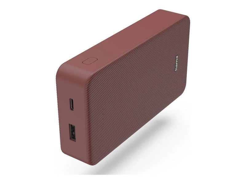 Hama Powerbank Colour 20 20000mAh USB-C+USB-A Red Powerbank (Akku) - Rot - 20000 mAh