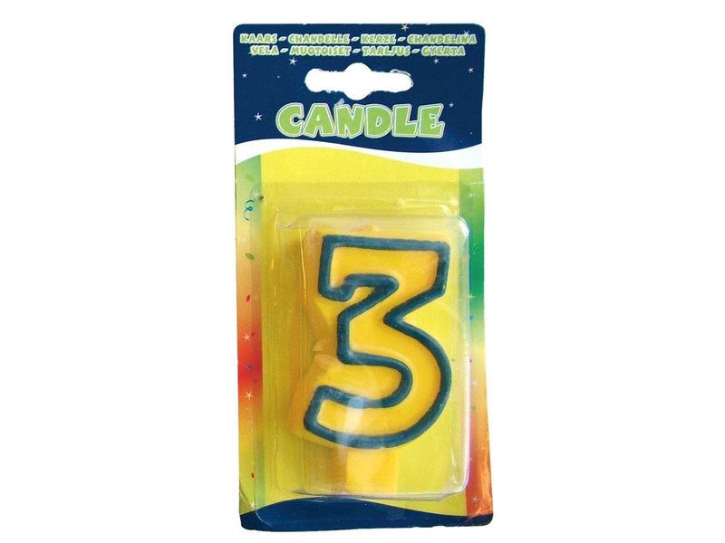 Folat BV Birthday candles Fun - 3 years