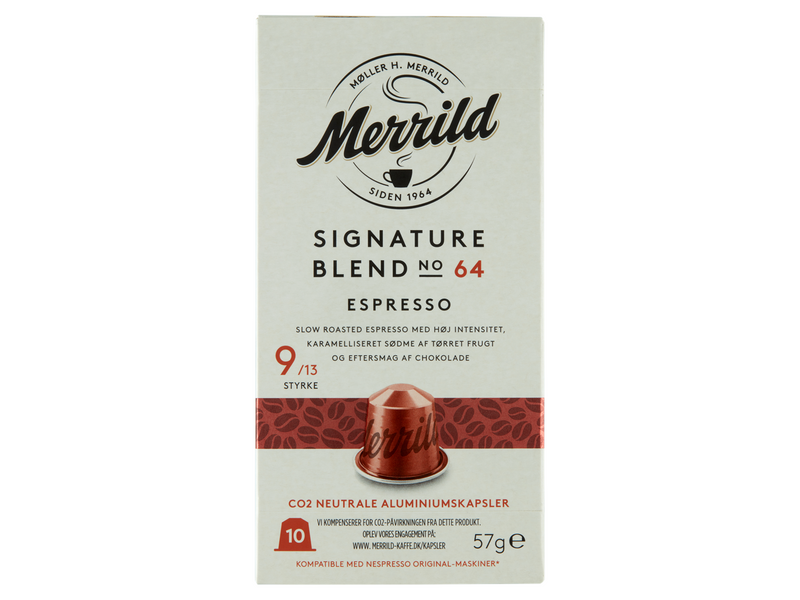 MERRILD Signature Blend No.64 Aluminium capsules - 10 pcs
