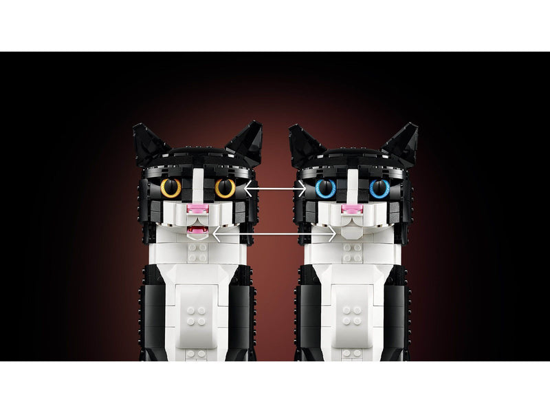 LEGO Ideas 21349 Schwarz-weiße Katze