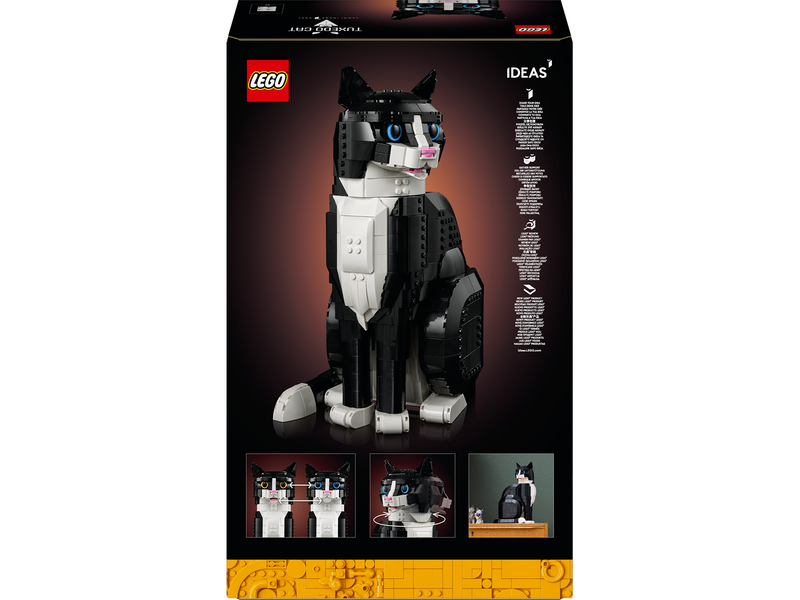 LEGO Ideas 21349 Schwarz-weiße Katze