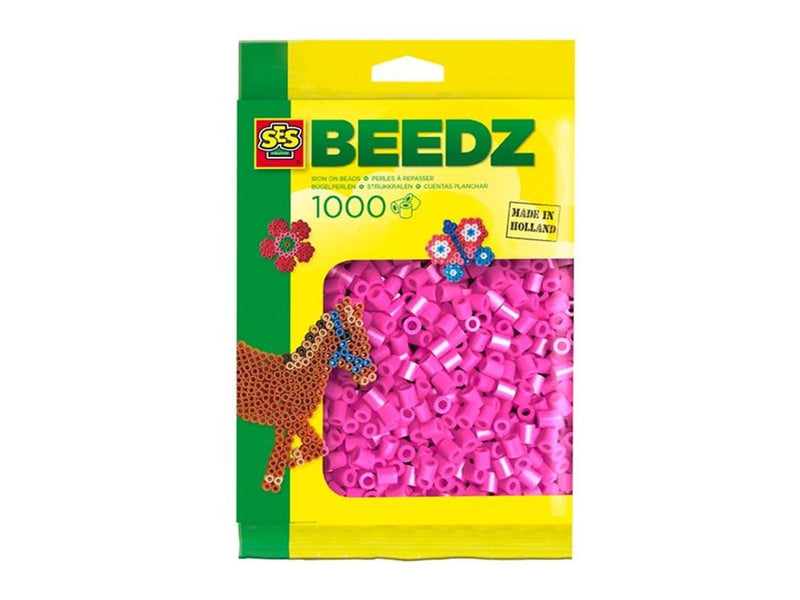 Iron-on Beads - Neon Pink 1000pcs.