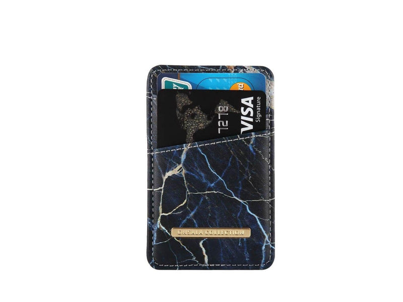 ONSALA Cardholder Black Galaxy Marble Universal 2 Cardpockets