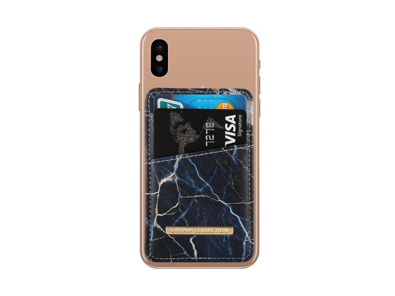 ONSALA Cardholder Black Galaxy Marble Universal 2 Cardpockets