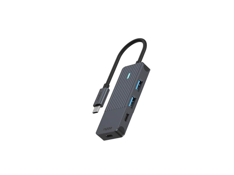 RAPOO UCH-4003 USB-C to USB-A & USB-C Hub USB-Hubs - 4 - Schwarz
