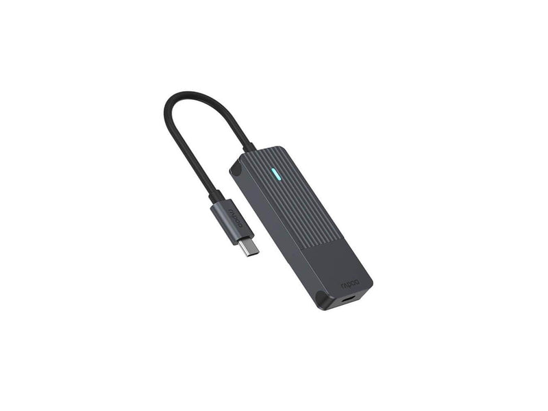 RAPOO UCH-4003 USB-C to USB-A & USB-C Hub USB-Hubs - 4 - Schwarz